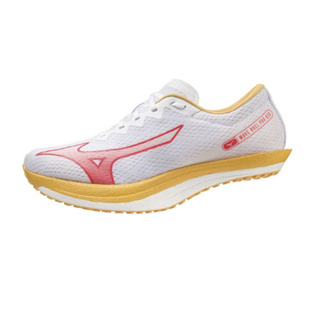 Mizuno 美津濃 男款 馬拉松鞋 WAVE DUEL PRO QTR 碳板 競速 耐磨 -白- U1GD225002