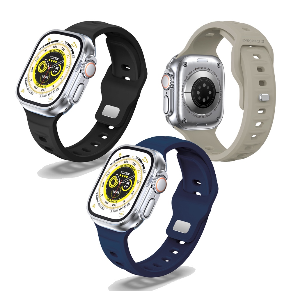 CaseStudi AppleWatch Ultra 3/11/10 (49/46/45mm) Combat運動防水錶帶