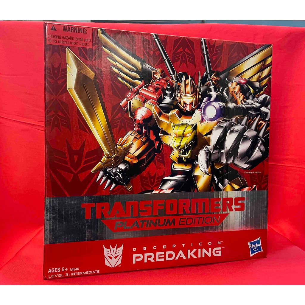 D-8 櫃 ： PREDAKING 霹靂星 衝雲霄 白金版 TRANSFORMERS 變形金剛 　天貴