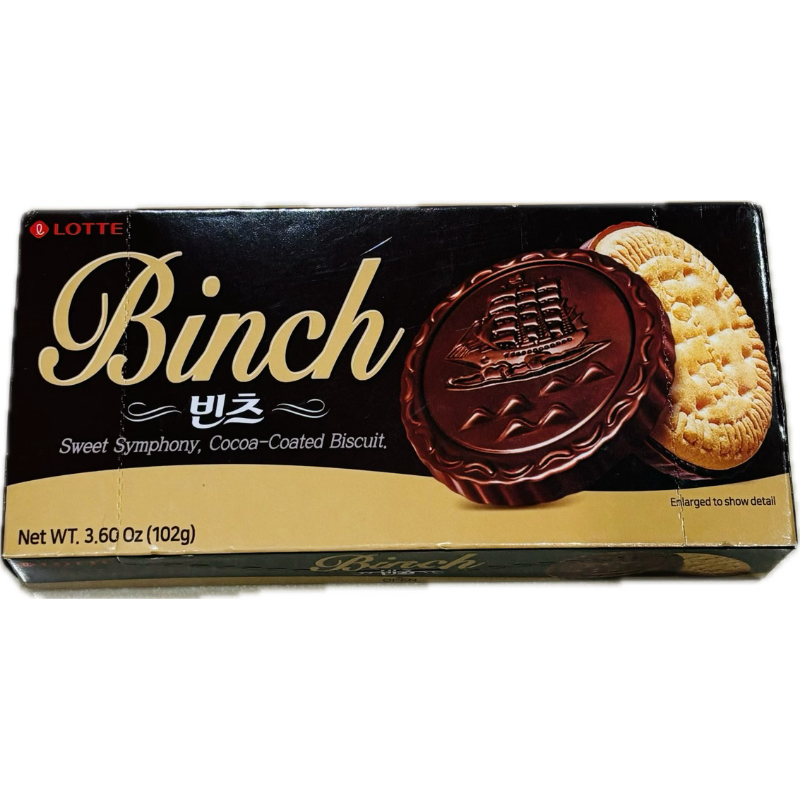 Lotte樂天 Binch巧克力餅乾102g