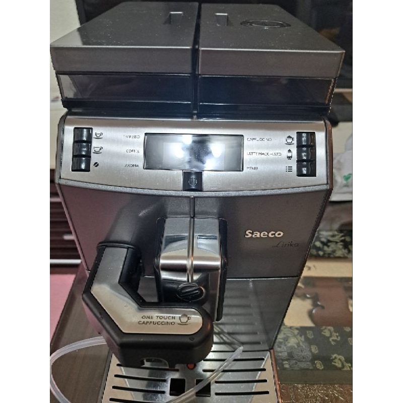 義大利 SAECO 進口全自動咖啡機 OTC RI-9851 最新機種，保固期 ：1年，機器9成5新可做美式及拿鐵咖啡