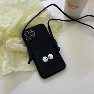 現貨 小煤球零錢包掛繩手機殼適用三星Samsung S21+ S22+ S23+ S24+ S25+ S25ULTRA