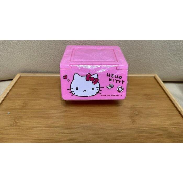 SANRIO 三麗鷗 Hello Kitty 凱蒂貓 上開造型置物盒 上掀 收納盒 文具盒 可愛