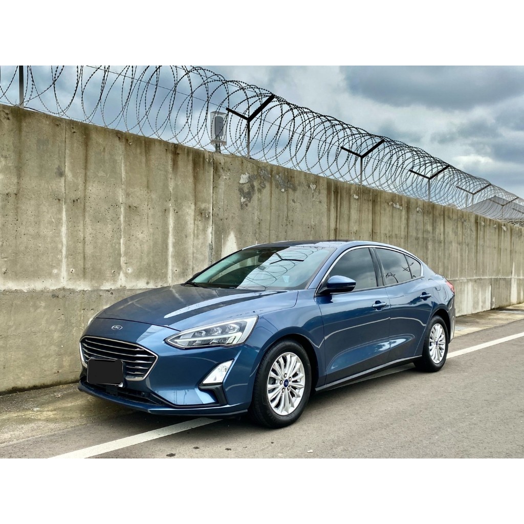 2019 Ford Focus 4D 1.5 藍#可全額貸 #超額貸 #車換車結清 #強力過件99%