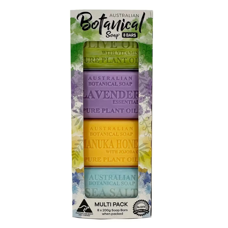 麗美家居 現貨 澳洲製 botanical 植物精油香皂 200公克X8入 澳洲精油 好市多代購 香皂 肥皂