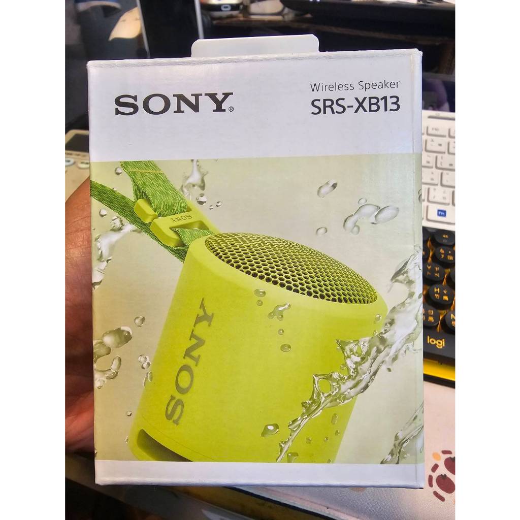 SONY 索尼 SRS-XB13 可攜式無線揚聲器 XB13 藍芽喇叭 檸檬黃