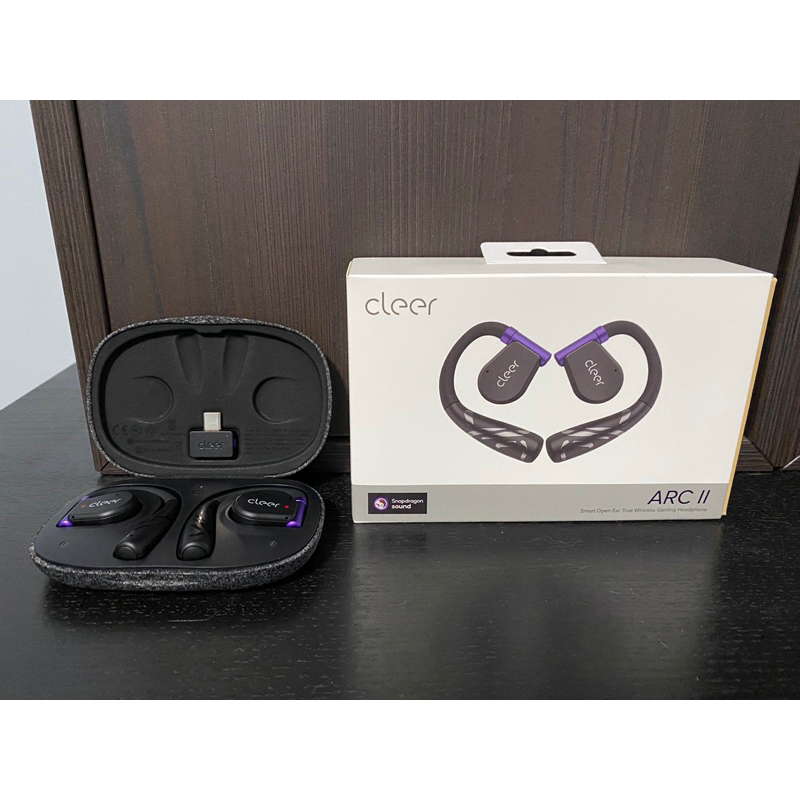 Cleer ARC II 開放式真無線藍牙耳機 電競版 魅夜紫