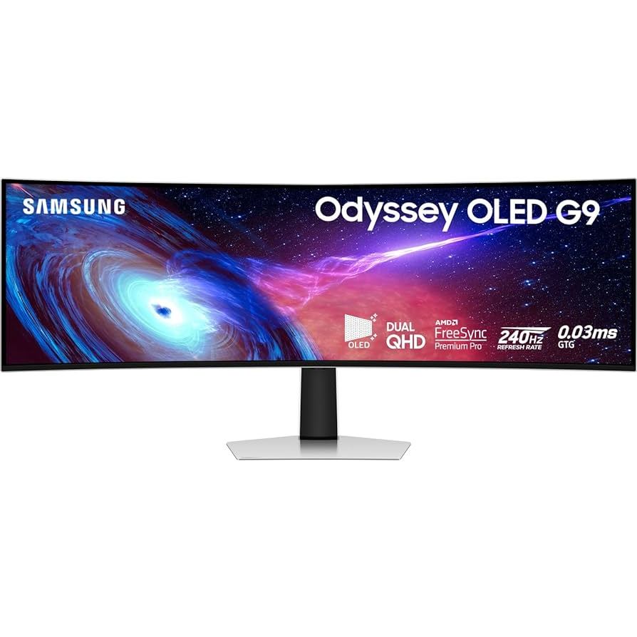49吋 Odyssey OLED G9 曲面電競顯示器 G93SC LS49CG934SCXZW 全新未拆封 台灣公司貨
