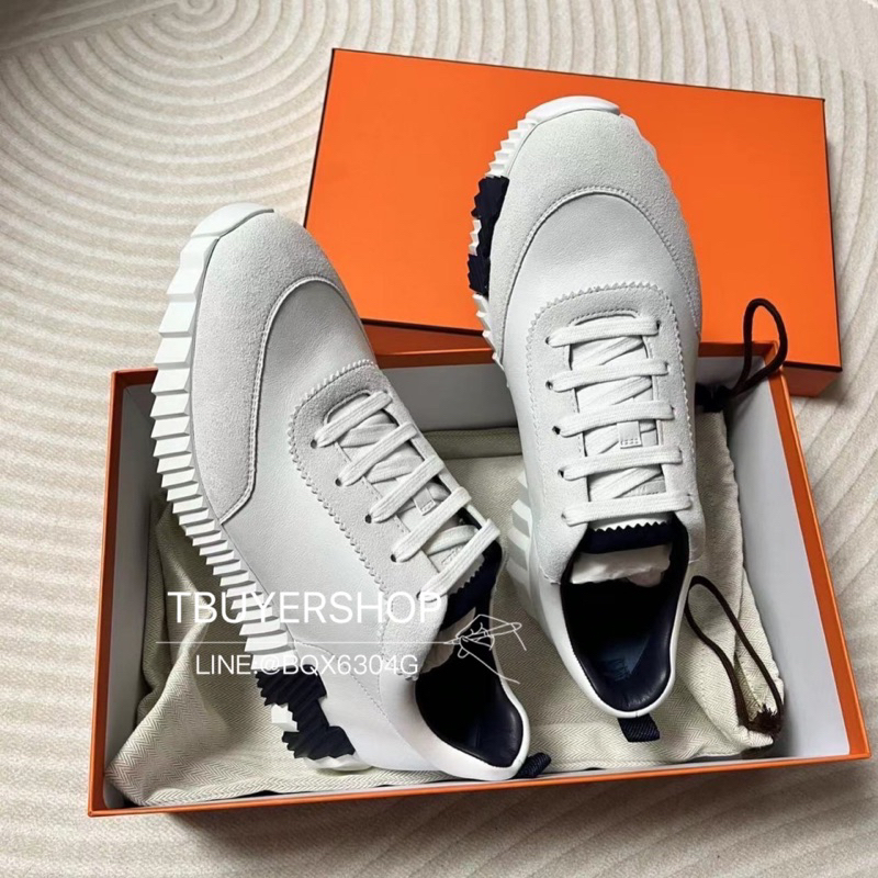 [Tbuyershop] 台灣現貨🍀 Hermes bouncing 爆款🔥運動鞋 白色 尺寸43.5含盒子