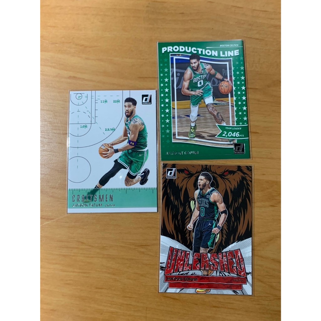 三張 Jayson Tatum Donruss NBA 球員卡 特卡 球星 出清 限量 賽爾提克