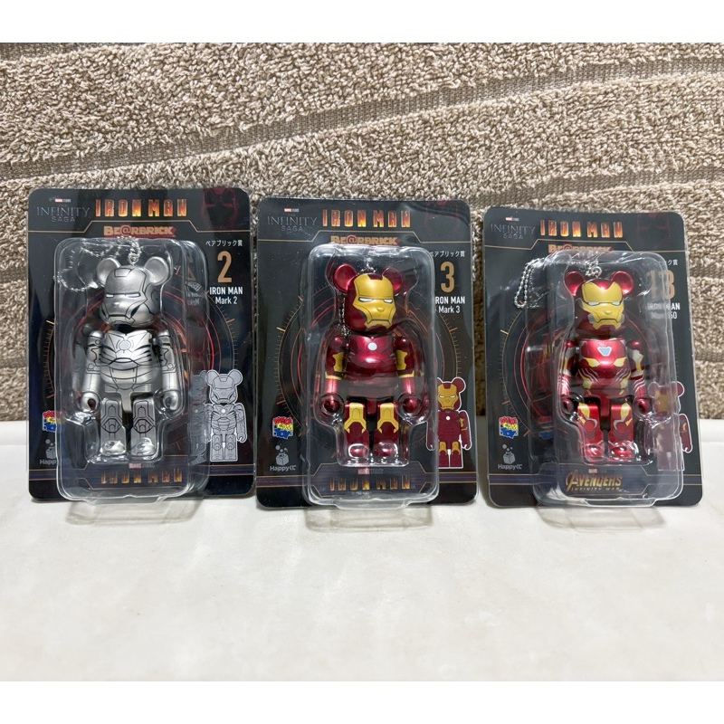 《春本部》快樂賞《IRON MAN鋼鐵人》BE@RBRICK  MARVEL  漫威 庫柏力克熊 鋼鐵人一番賞