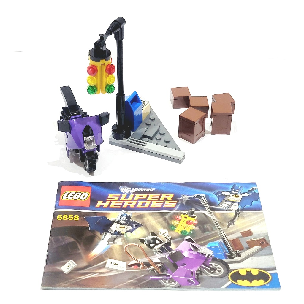 二手 LEGO 樂高 6858 DC 超級英雄 蝙蝠俠 貓女城市追逐 單售場景 無人偶