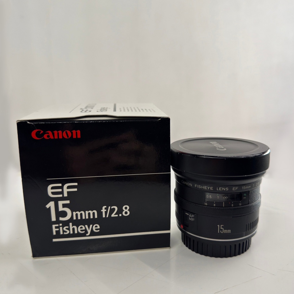 Canon EF 15mm F2.8 Fisheye 全幅魚眼鏡 對角180度 二手過保公司貨