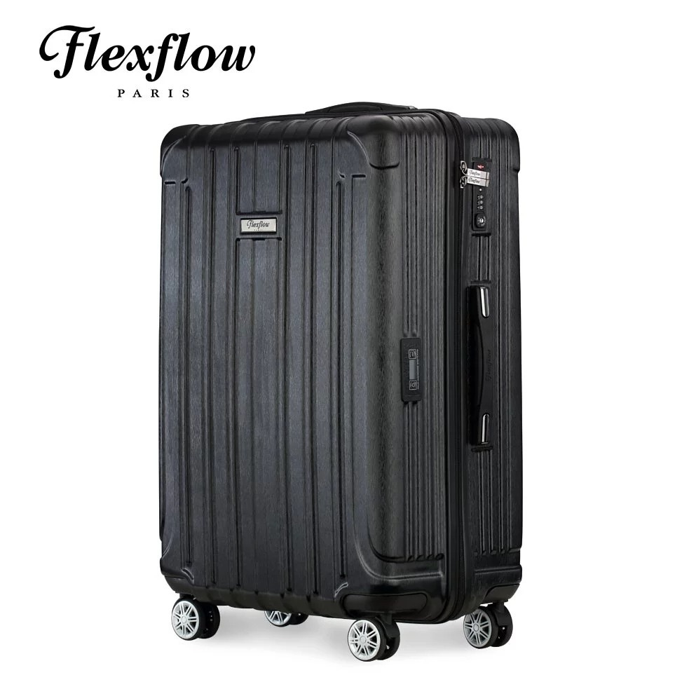 Flexflow 費式芙麗 髮絲黑 里昂擴充系列29吋 智能測重防爆拉鍊旅行箱 可擴箱至32吋 現貨一個