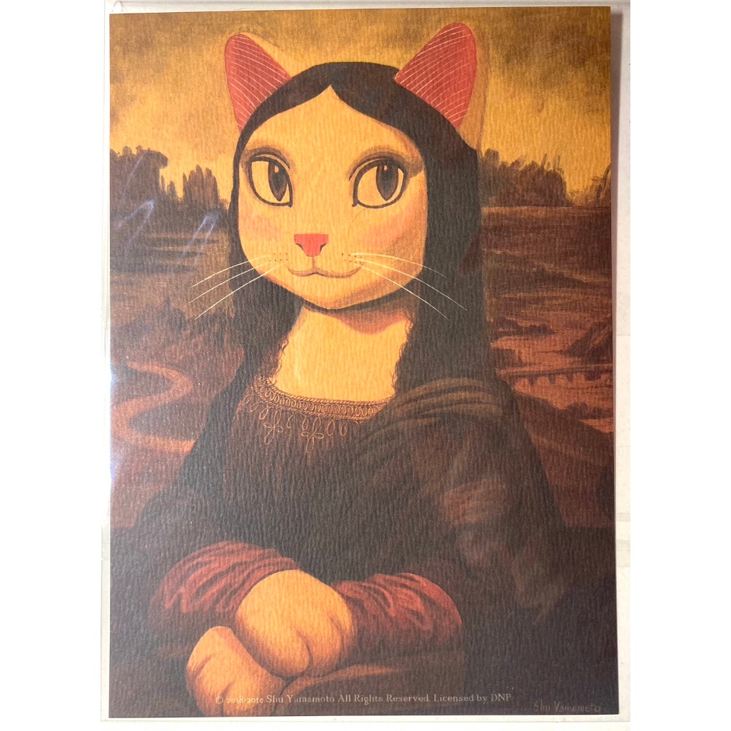 *絕版品* 明信片 貓美術館 世界名畫 全面喵化 CAT ART by Shu Yamamoto 山本修