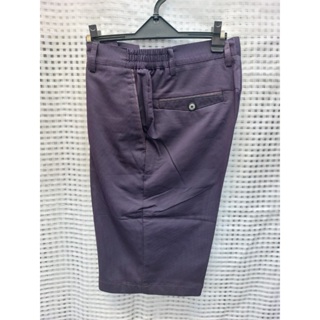 GIBBON吉朋-平口天絲休閒短褲--深紫色
