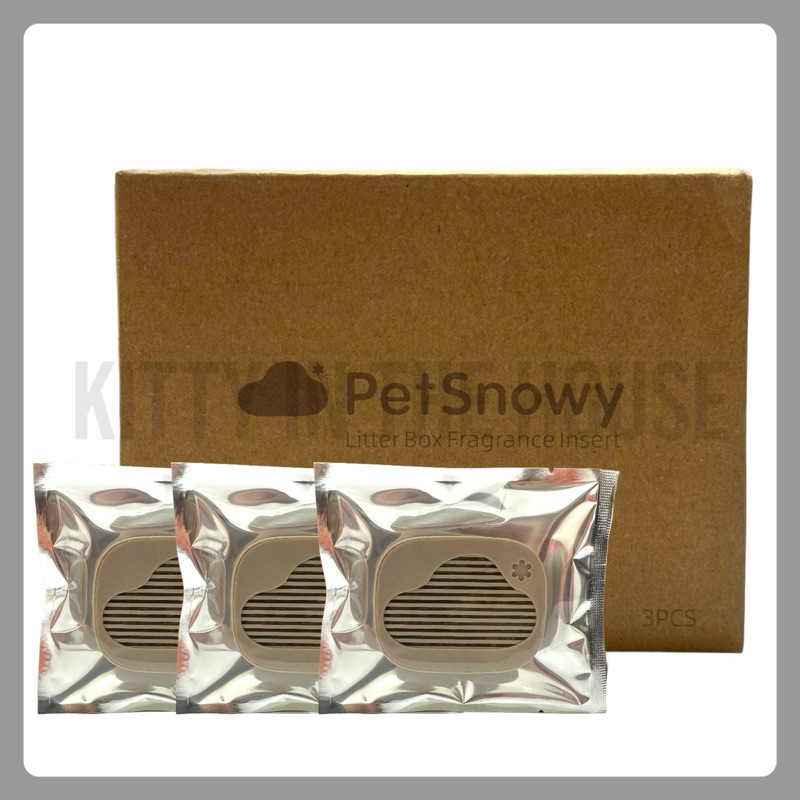 PetSnowy專用除臭香薰劑一組3入//智慧貓砂盆配件//SNOW+專用除臭芳香劑//原裝進口//優惠價
