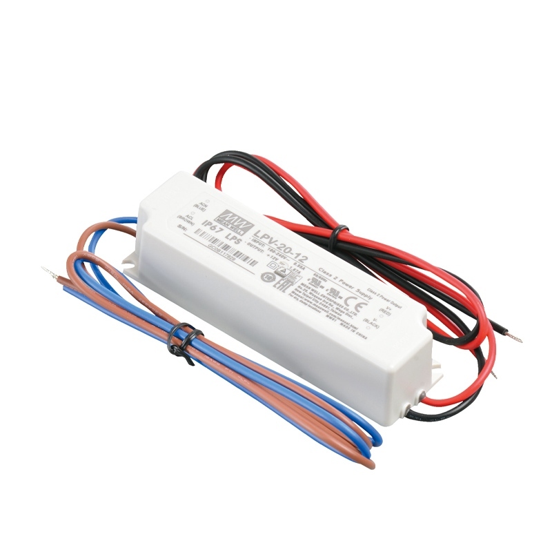 明緯 MW 電源供應器 12V 24V 防水型變壓器 軟條燈、磁吸軌道燈用 20W~150W 高雄永興照明