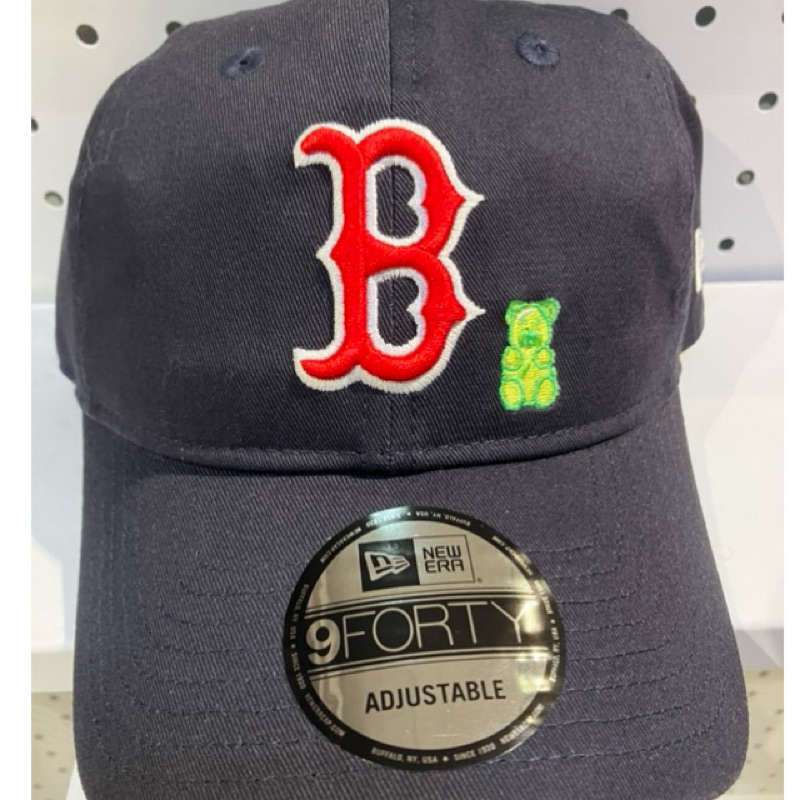 new era 940UNST MLB GUMMY 波士頓紅襪 海軍藍 棒球帽