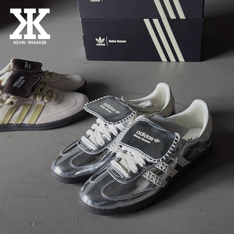 英國代購 Adidas Originals Samba 聯名款 白銀 白棕 德訓鞋 IG8181