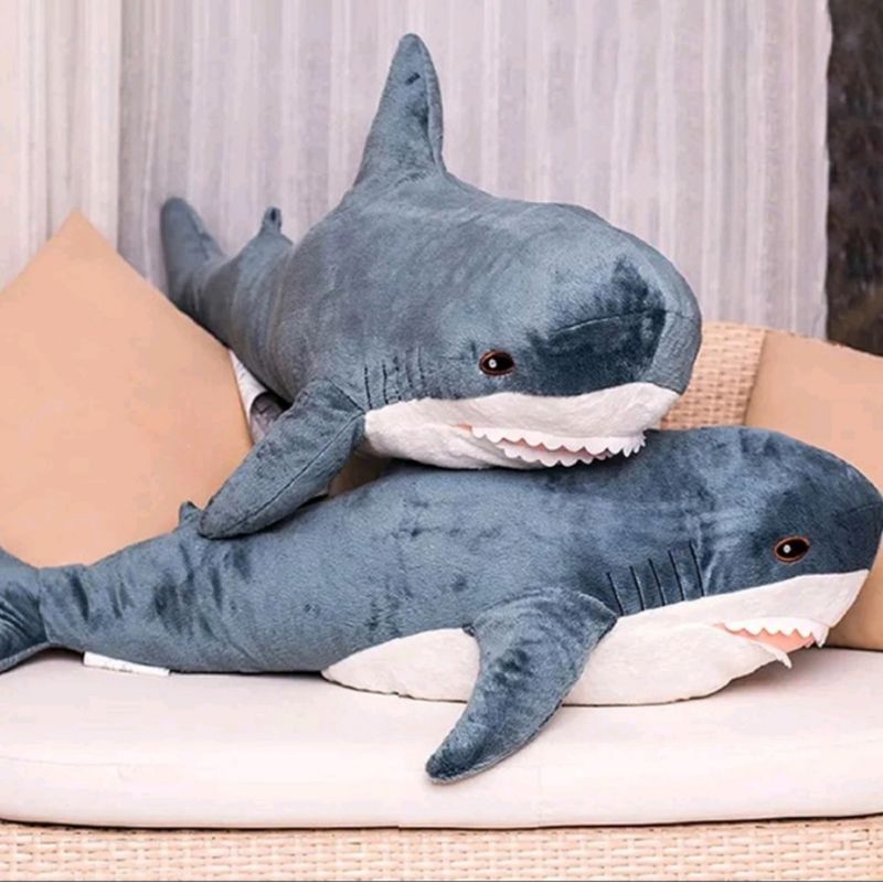 鯊魚 100 cm 公分 大型 抱枕 娃娃 玩具 玩偶 絨毛 安撫 靠枕 靠墊 長枕