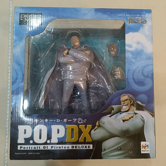 娃娃機商品 航海王 POP DX 卡普 老年 可換臉 港版 巨無霸 海軍中將 公仔 雜貨 海賊王