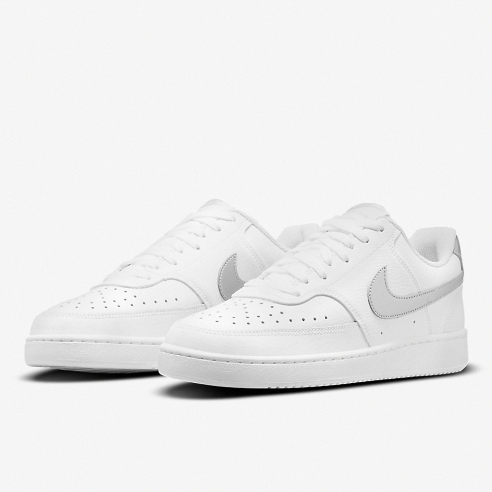 【NIKE】 COURT VISION 運動鞋 休閒鞋 女鞋 白灰-CD5434111