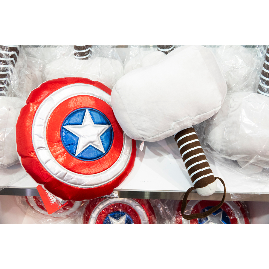 Marvel 漫威復仇者聯盟道具 美國隊長盾牌抱枕