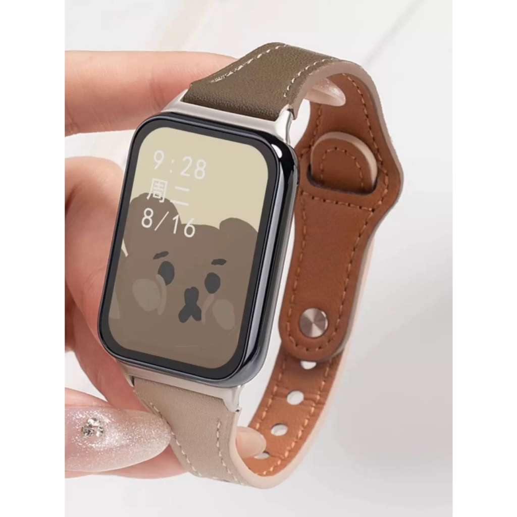 《台灣出貨》Redmi Watch 4 小米8Pro 紅米Watch 4 蘋果釘錶帶 真皮錶帶 女士錶帶 紅米錶帶