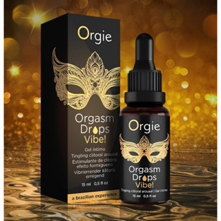 葡萄牙Orgie｜小金瓶｜ORGASM DROPS VIBE｜陰蒂震動 愉悅液｜15ML【新一代濃縮款】