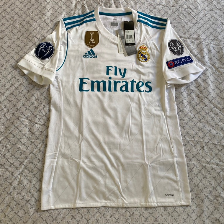 僅分享～2017-18 皇家馬德里 Real Madrid C羅 Ronaldo 歐冠主場球員版足球衣