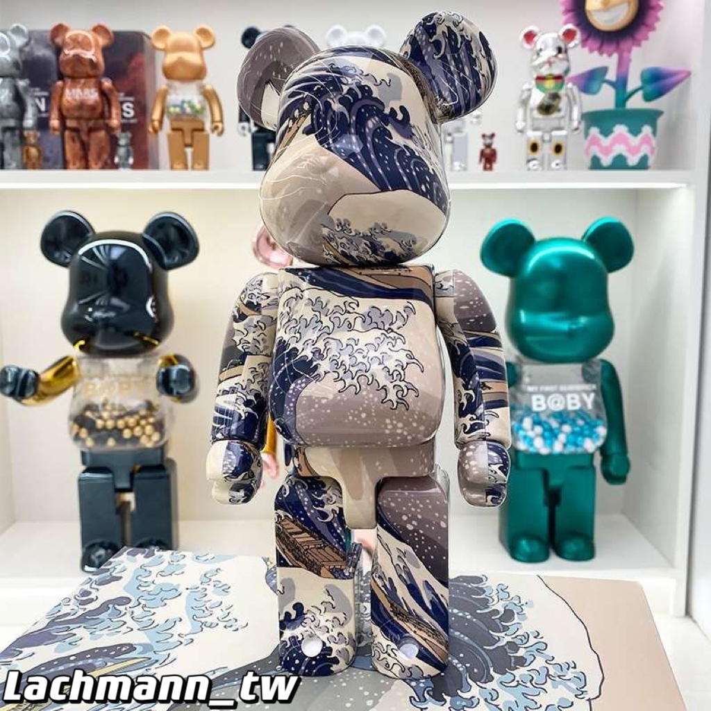 免運 Bearbrick 400% 庫柏力克熊 ABS 神奈川 潑墨 巴斯奇亞 村上隆 月球 空山基 櫻花 積木熊