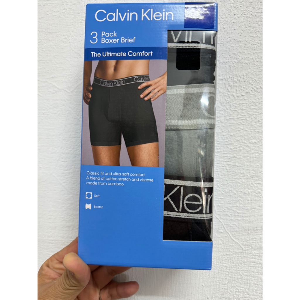 代購 好市多 Calvin Klein 男性平口內褲3件組 現貨