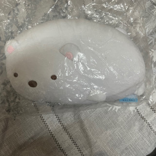 角落生物小夥伴-趴姿扁抱枕白熊9英吋