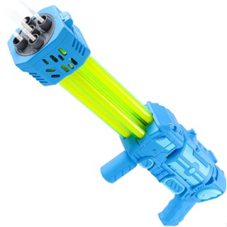 兒童 玩具 抽拉式 水槍 兒童水槍 夏日 暑假 玩水 加特林水槍 多管 多孔 強力 水槍 玩水玩具 夏季必備 抽拉式水槍