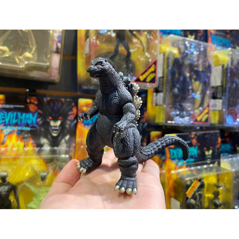 *午夜花豹.MNLD*BANDAI萬代 1998年哥吉拉Godzilla 東寶映畫 軟膠玩具公仔 台中逢甲實體店面
