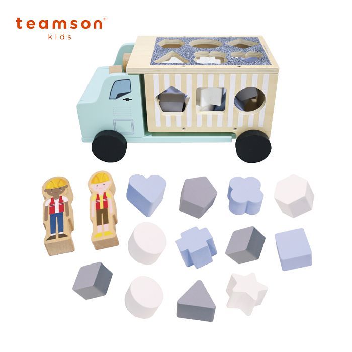 Teamson 小小神童幼兒益智貨卡玩具組|感統玩具