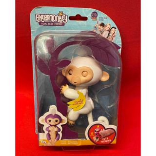 A-5 櫃 ： FINGERLINGS 互動 白色寵物猴 拇指猴 電子寵物 天貴