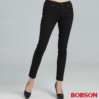 BOBSON 女款低腰大彈力窄管色褲(8155-87)