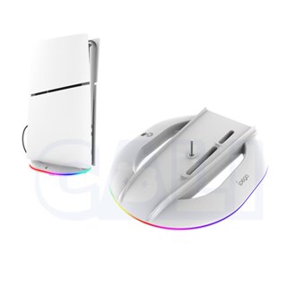 PS5 Slim Pro 專用 光碟版 數位版 通用 立架 底座 配件 直立架 RGB 支架 收納