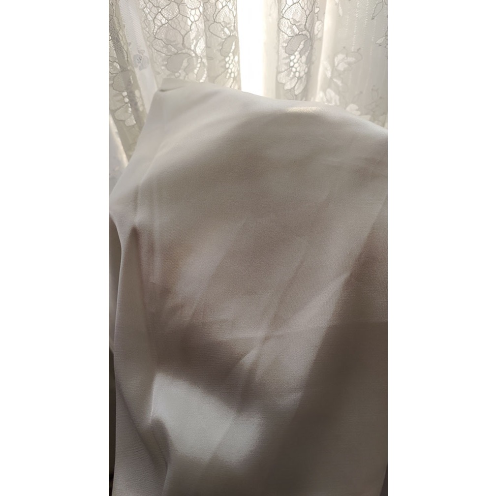 全新/二手 DIY 布料 緞面布 緞布 軟緞 拼布 娃衣 童裝 公主裙 白色 COSPLAY