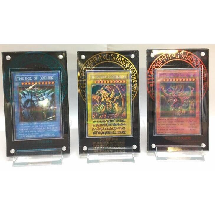 遊戲王 三幻神 卡磚 支架 天空龍 歐貝利克斯的巨神兵 太陽神的翼神龍 武藤遊戲 動畫原創卡(可搭壽屋 一番賞 公仔)