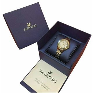 【🌹超級奢華🌹超級閃耀🌹】施華洛世奇 SWAROVSKI 水晶鏡面 腕錶【保證真品&超低價可刷卡分六期】