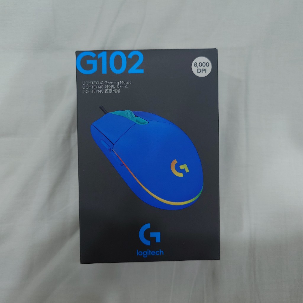 Logitech G 羅技 G102 RGB炫彩遊戲滑鼠 藍色