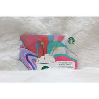 星巴克 STARBUCKS 美國 2015 6120 星光閃閃 咖啡杯 隨行卡 儲值卡 星巴克卡
