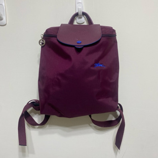 二手 Longchamp 酒紅色後背包 28x30cm 特價 899元