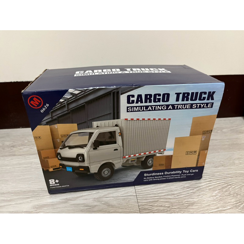 CARGO TRUCK/仿真貨櫃車模型/迴力車