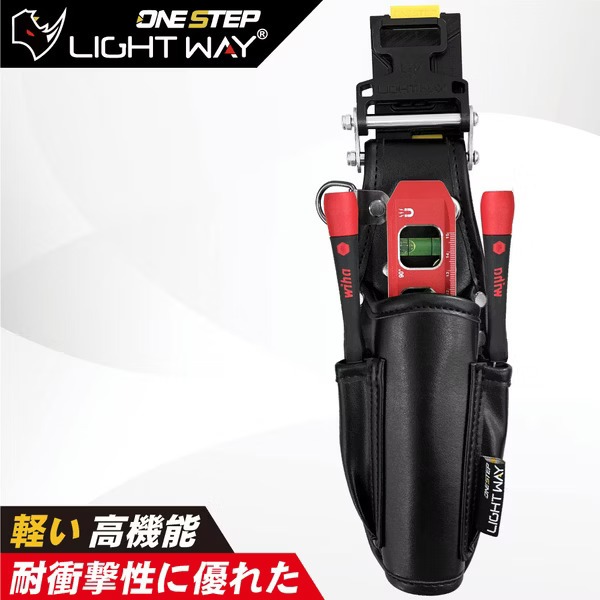 台中工具老爹 LIGHT WAY 020A001 快扣型工具腰袋 S腰帶 X背帶 工作腰帶 螺絲起子 鉗子 工具鉗 腰帶