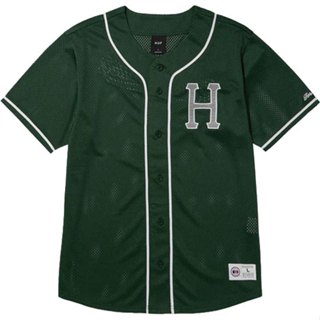 【HUF】241A10303 CRACKERJACK BASEBALL JERSEY 球衣 (綠色) 化學原宿