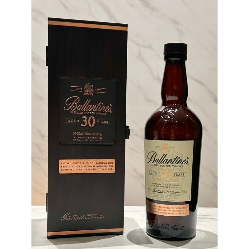 🇬🇧 百齡罈 30 年調和威士忌 0.7L「空酒瓶+木盒」
